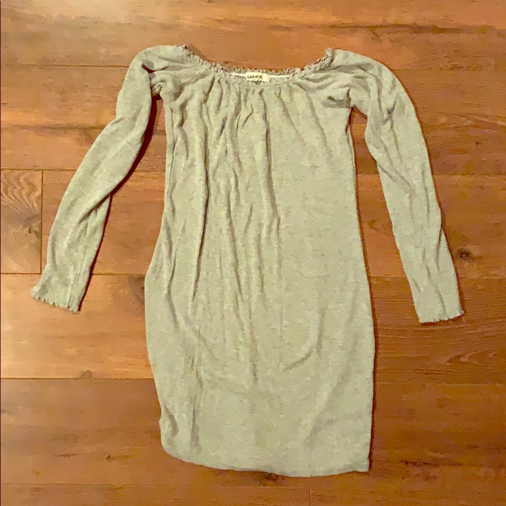 Long sleeve ribbed